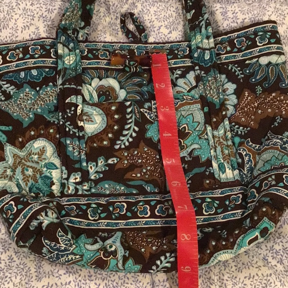 Vintage Vera Bradley - Java Blue Toggle Handbag -… - image 5